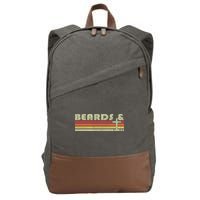 Beards And Bibles Christian Dad  Cotton Canvas Backpack