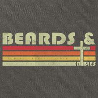 Beards And Bibles Christian Dad  Cotton Canvas Backpack