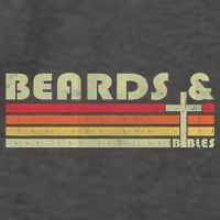 Beards And Bibles Christian Dad  Vector Backpack