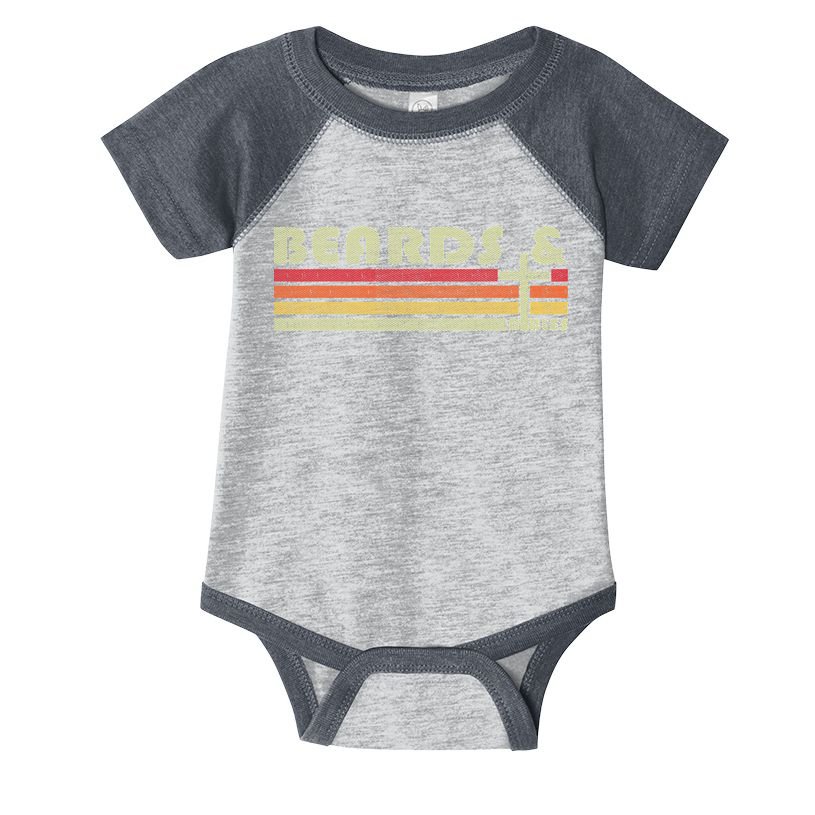Beards And Bibles Christian Dad  Infant Baby Jersey Bodysuit