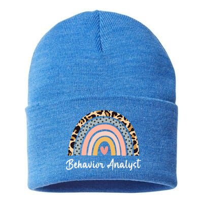 Behavior Analyst Behavior Analysis Diagnosing Behaviorism Great Gift Sustainable Knit Beanie