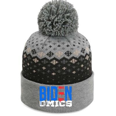 Bidenomics Anti Biden Admin President Joe BidenS Economics The Baniff Cuffed Pom Beanie