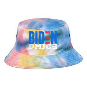 Bidenomics Anti Biden Admin President Joe BidenS Economics Tie Dye Newport Bucket Hat