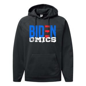 Bidenomics Anti Biden Admin President Joe BidenS Economics Performance Fleece Hoodie