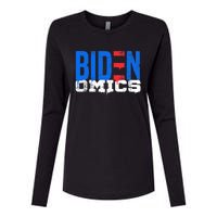 Bidenomics Anti Biden Admin President Joe BidenS Economics Womens Cotton Relaxed Long Sleeve T-Shirt