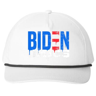 Bidenomics Anti Biden Admin President Joe BidenS Economics Snapback Five-Panel Rope Hat