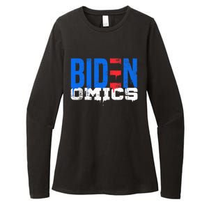 Bidenomics Anti Biden Admin President Joe BidenS Economics Womens CVC Long Sleeve Shirt