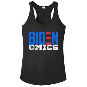 Bidenomics Anti Biden Admin President Joe BidenS Economics Ladies PosiCharge Competitor Racerback Tank