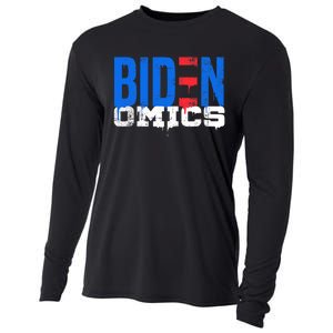 Bidenomics Anti Biden Admin President Joe BidenS Economics Cooling Performance Long Sleeve Crew