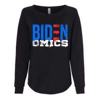 Bidenomics Anti Biden Admin President Joe BidenS Economics Womens California Wash Sweatshirt