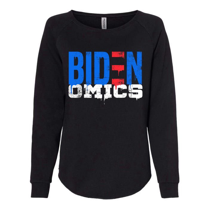 Bidenomics Anti Biden Admin President Joe BidenS Economics Womens California Wash Sweatshirt