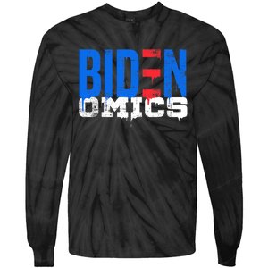 Bidenomics Anti Biden Admin President Joe BidenS Economics Tie-Dye Long Sleeve Shirt