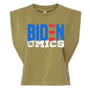 Bidenomics Anti Biden Admin President Joe BidenS Economics Garment-Dyed Women's Muscle Tee