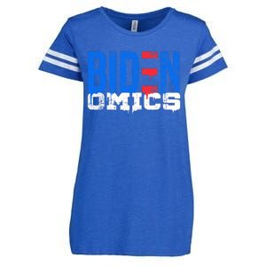 Bidenomics Anti Biden Admin President Joe BidenS Economics Enza Ladies Jersey Football T-Shirt