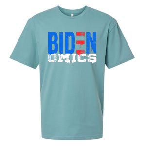 Bidenomics Anti Biden Admin President Joe BidenS Economics Sueded Cloud Jersey T-Shirt