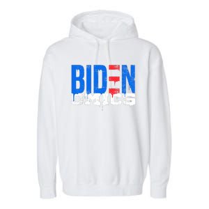 Bidenomics Anti Biden Admin President Joe BidenS Economics Garment-Dyed Fleece Hoodie