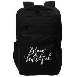 Black And Beautiful Gift Impact Tech Backpack