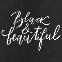Black And Beautiful Gift 11oz C Handle Ceramic Mug