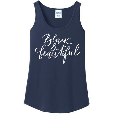 Black And Beautiful Gift Ladies Essential Tank