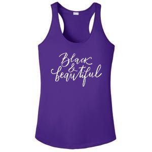 Black And Beautiful Gift Ladies PosiCharge Competitor Racerback Tank