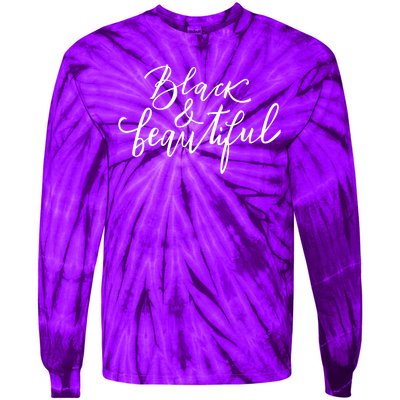 Black And Beautiful Gift Tie-Dye Long Sleeve Shirt