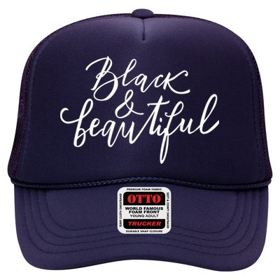 Black And Beautiful Gift Trucker Hat
