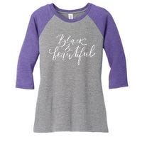 Black And Beautiful Gift Women's Tri-Blend 3/4-Sleeve Raglan Shirt