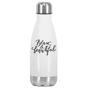 Black And Beautiful Gift Stainless Steel Insulated Water Bottle