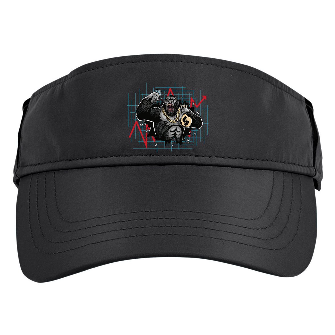 Bitcoin Ape Adult Drive Performance Visor