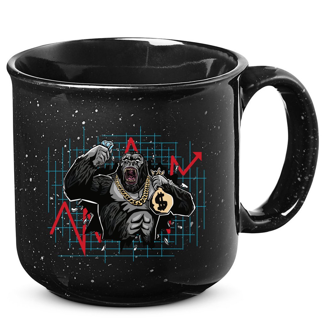 Bitcoin Ape 15oz Campfire Ceramic Mug