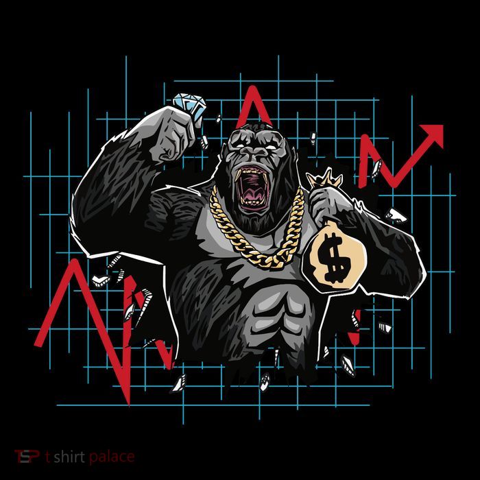Bitcoin Ape Drawstring Bag