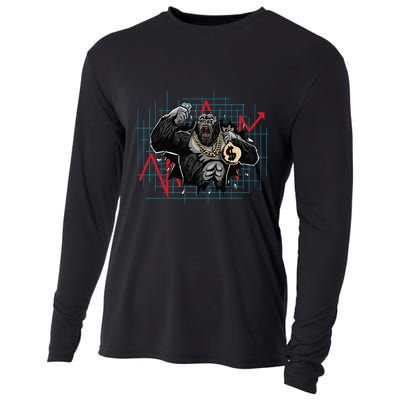 Bitcoin Ape Cooling Performance Long Sleeve Crew