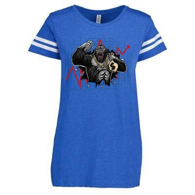 Bitcoin Ape Enza Ladies Jersey Football T-Shirt