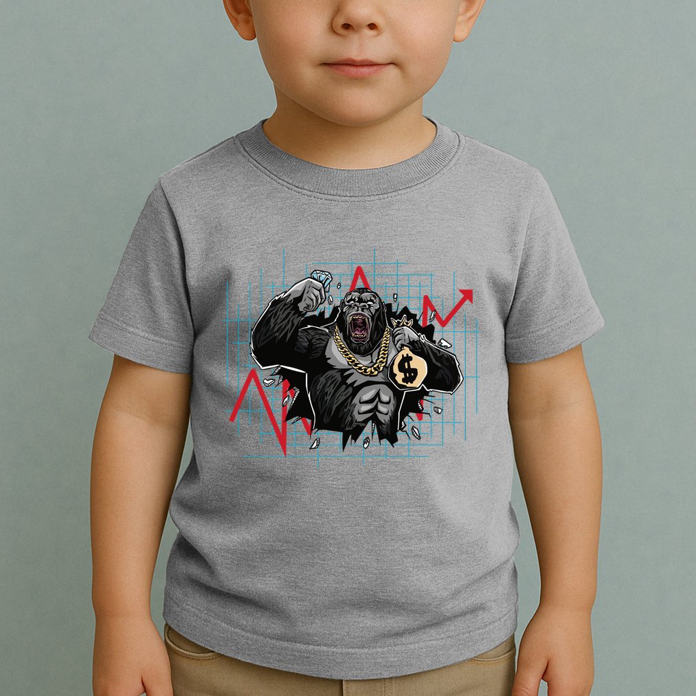 Bitcoin Ape Toddler T-Shirt