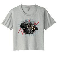 Bitcoin Ape Women's Crop Top Tee