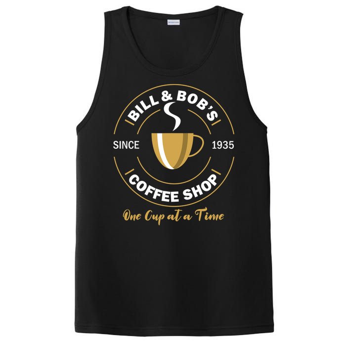 Bill And Bobs Coffee Shop AA Recovery Gift PosiCharge Competitor Tank