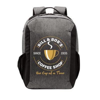 Bill And Bobs Coffee Shop AA Recovery Gift Vector Backpack