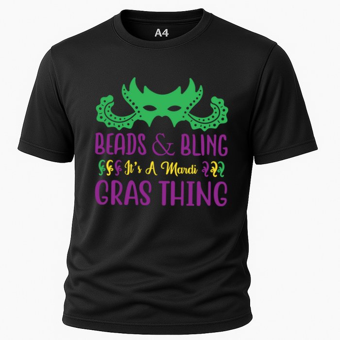 Beads And Bling It's A Mardi Gras Thing Performance Shirt