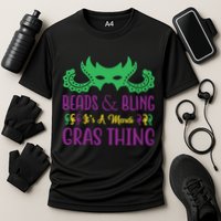 Beads And Bling It's A Mardi Gras Thing Performance Shirt