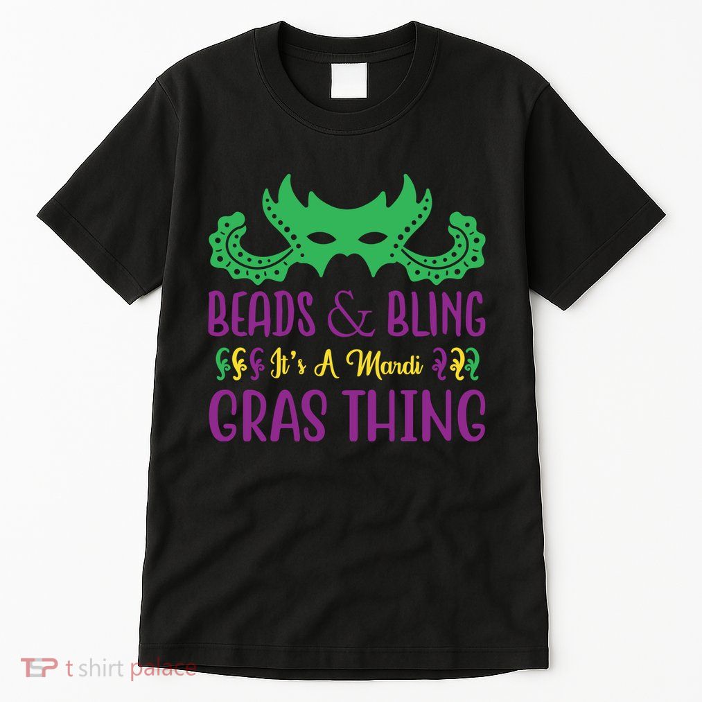 Beads And Bling It's A Mardi Gras Thing Tall T-Shirt