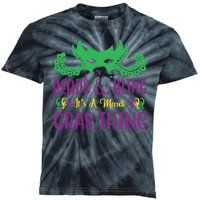 Beads And Bling It's A Mardi Gras Thing Kids Tie-Dye T-Shirt