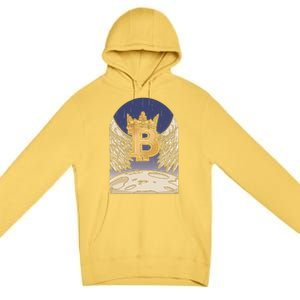 Bitcoin Angel Premium Pullover Hoodie