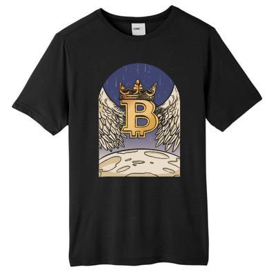 Bitcoin Angel Tall Fusion ChromaSoft Performance T-Shirt