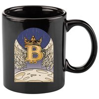Bitcoin Angel 11oz C Handle Ceramic Mug
