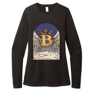 Bitcoin Angel Womens CVC Long Sleeve Shirt