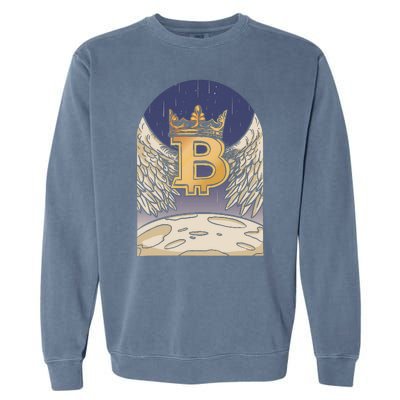 Bitcoin Angel Garment-Dyed Sweatshirt