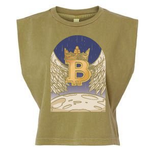 Bitcoin Angel Garment-Dyed Women's Muscle Tee