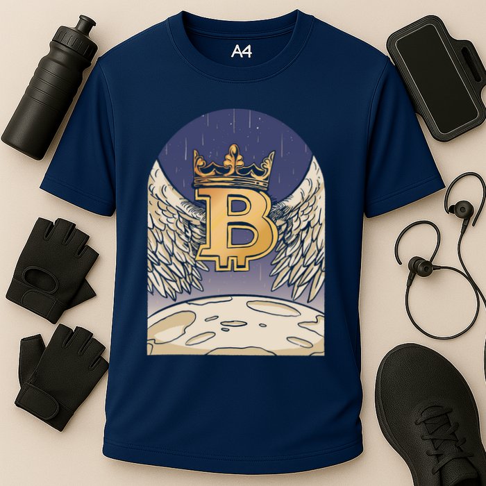 Bitcoin Angel Cooling Performance Crew T-Shirt