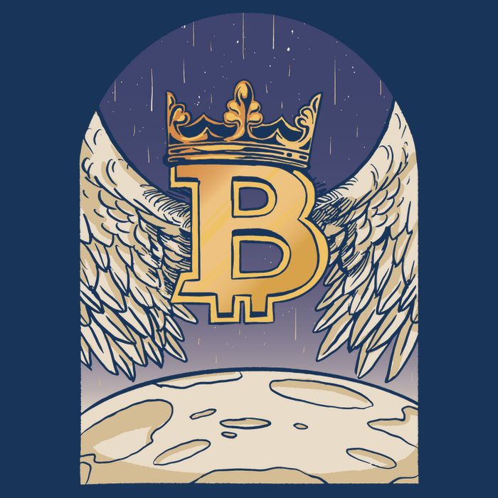 Bitcoin Angel Cooling Performance Crew T-Shirt