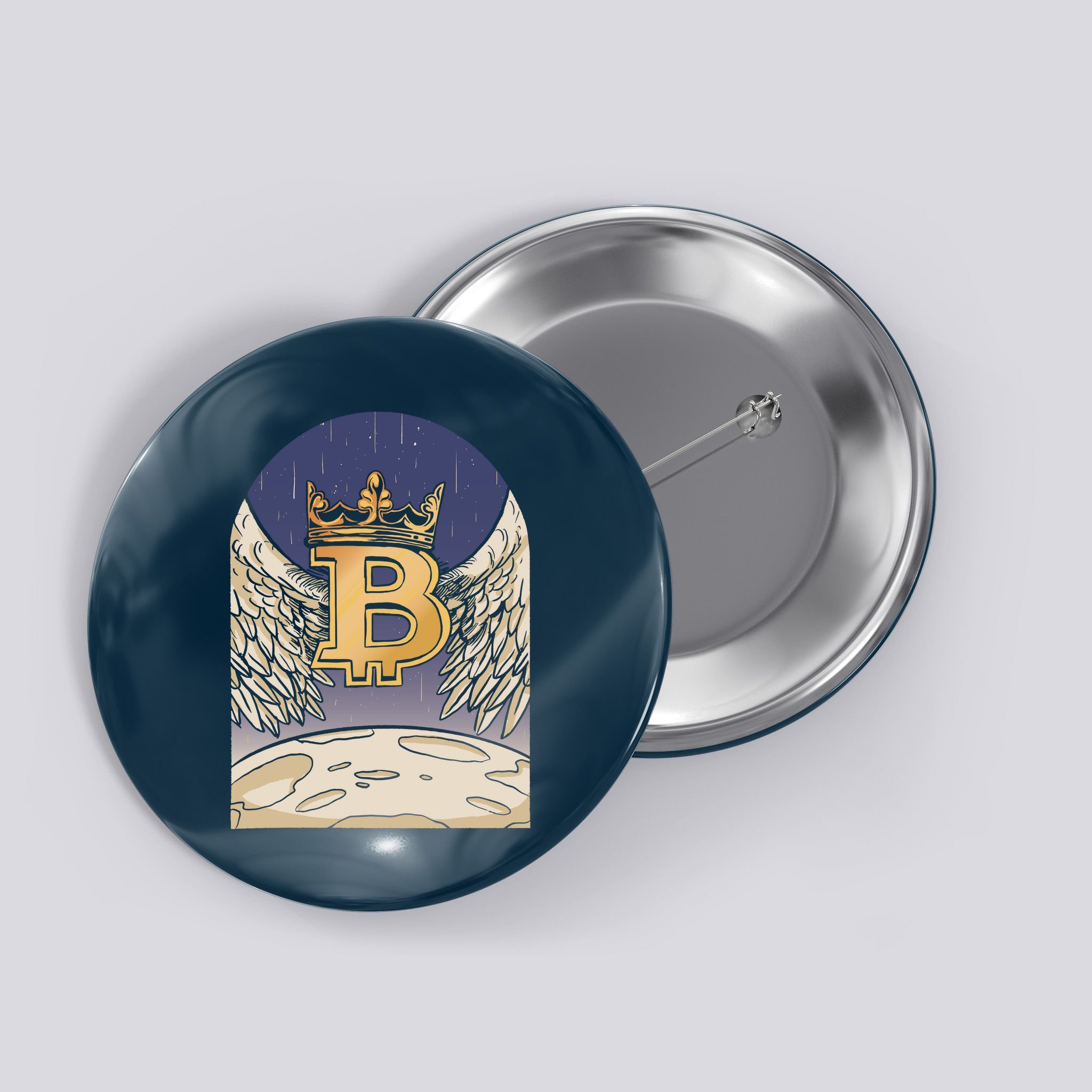 Bitcoin Angel Button